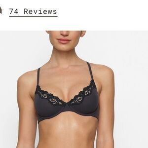 SKIMS unlined scoop bra size 36 DD
